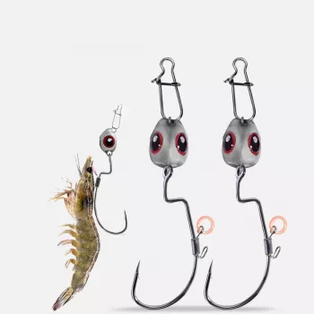 Live Shrimp Jig Hooks: Straight Tracking, More Hookups