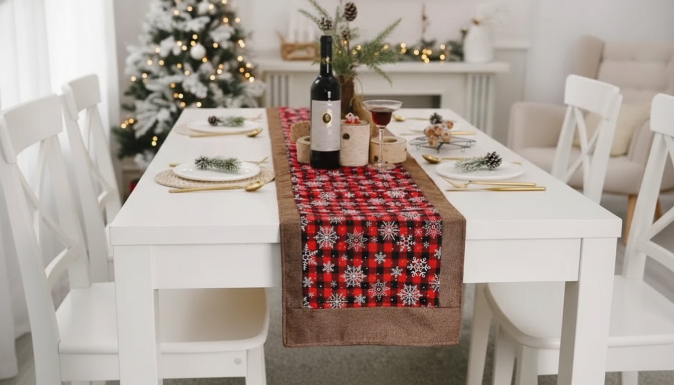 Modern Christmas Table Runner: Size, Color & Styling Tips