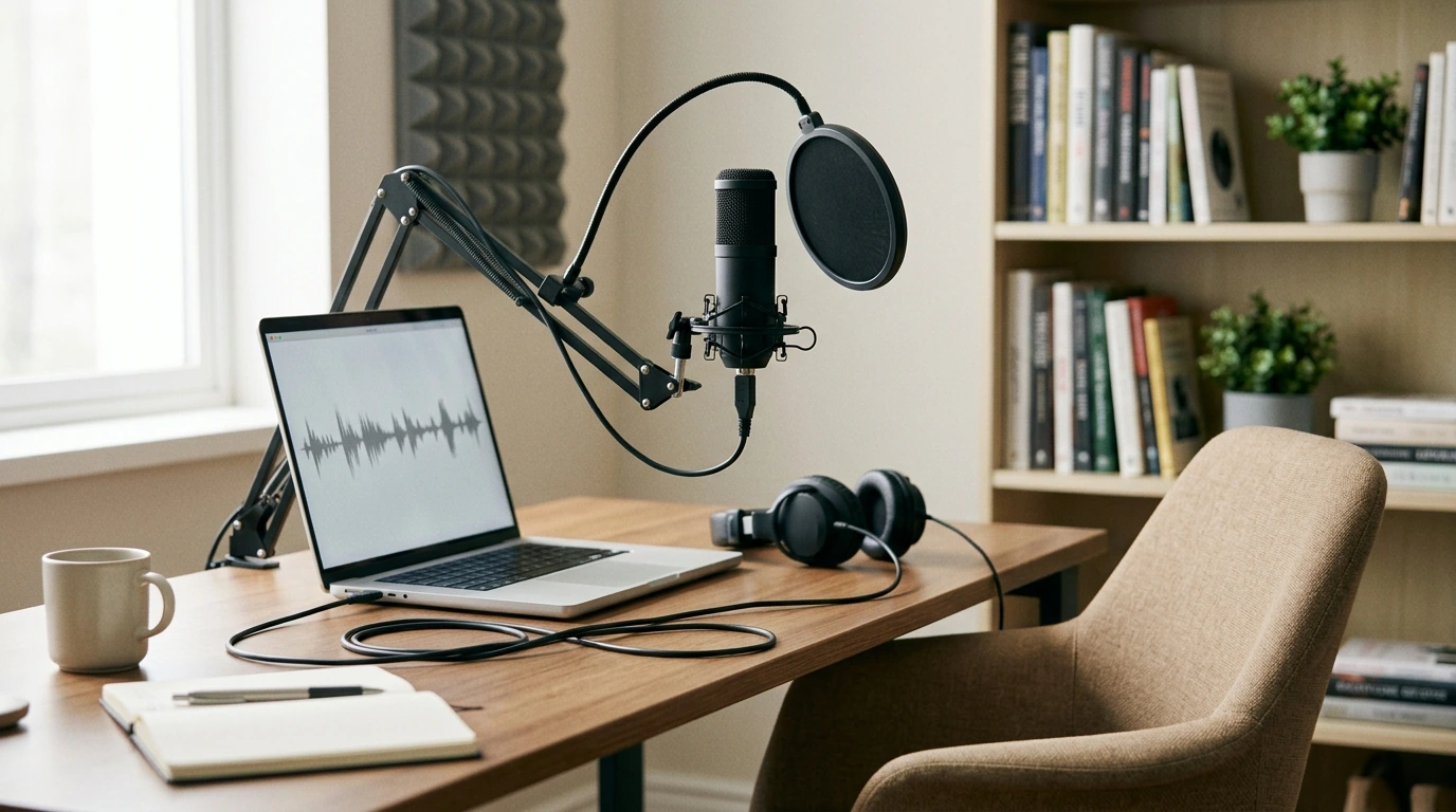 USB Condenser Mic Setup for Podcasts, Streams & Recording