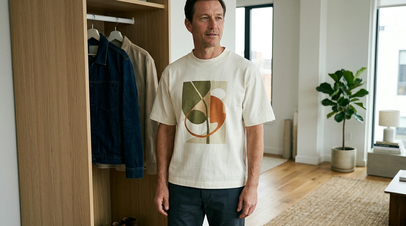 265G Heavyweight Graphic Tee for Men: Fit, Feel & Care
