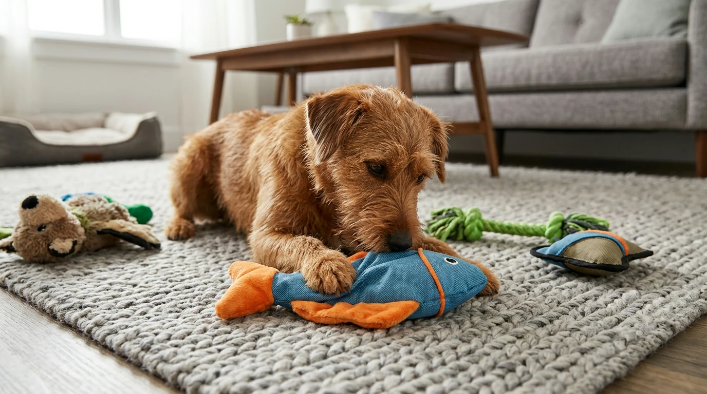Best Crinkle Dog Toys for Indoor Play (No Batteries)