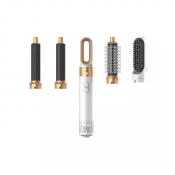 5-in-1 Hot Air Brush Styler: Blowouts, Curls & Sleek Hair