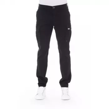 Baldinini Trend Black Cargo Trousers: Style & Fit Tips