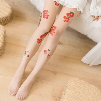 Red Rose Sheer Pantyhose: Thin Anti-Snag Style Guide